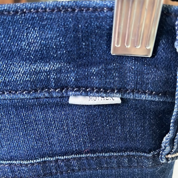 MOTHER The High Rise Rambler Zip Ankle Jean | Animal Instinct Blue | SZ 30 - Picture 6 of 16